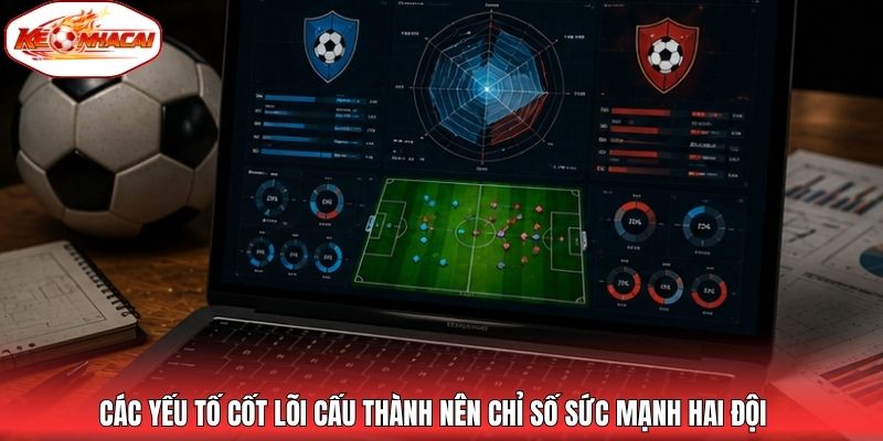 Các yếu tố cốt lõi cấu thành nên chỉ số sức mạnh hai đội