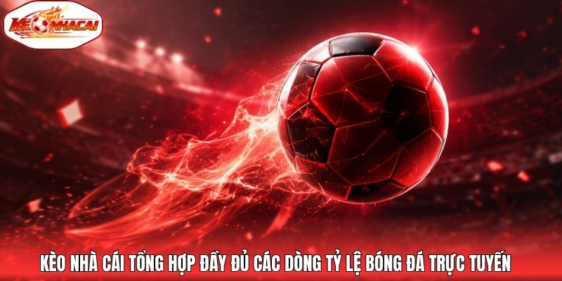 Kèo nhà cái tổng hợp đầy đủ các dòng tỷ lệ bóng đá trực tuyến