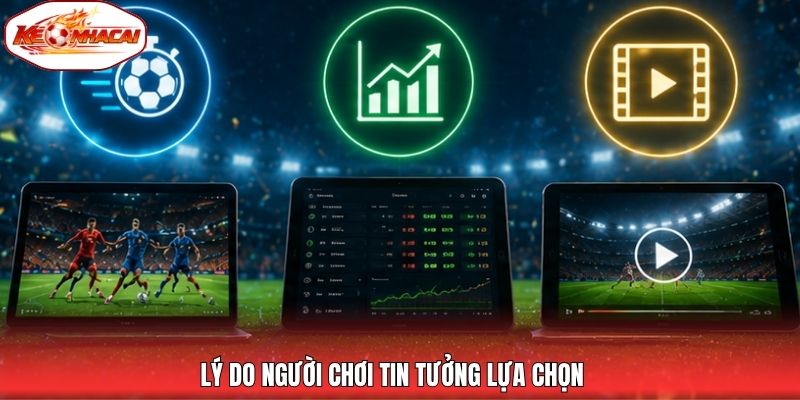 Lý do người chơi tin tưởng lựa chọn